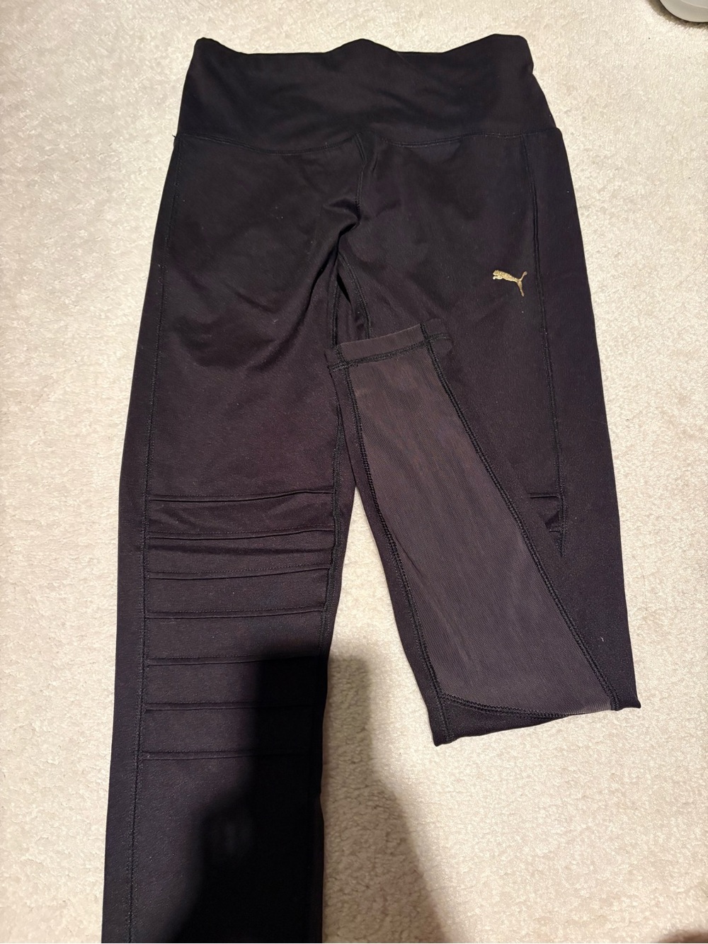 Puma Black Leggings Small